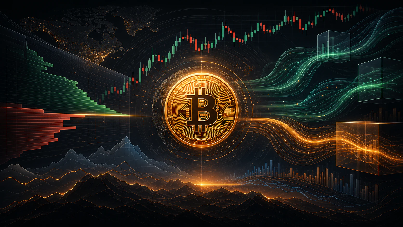 Bitcoin market data shows range-bound trading and changing ETF flows