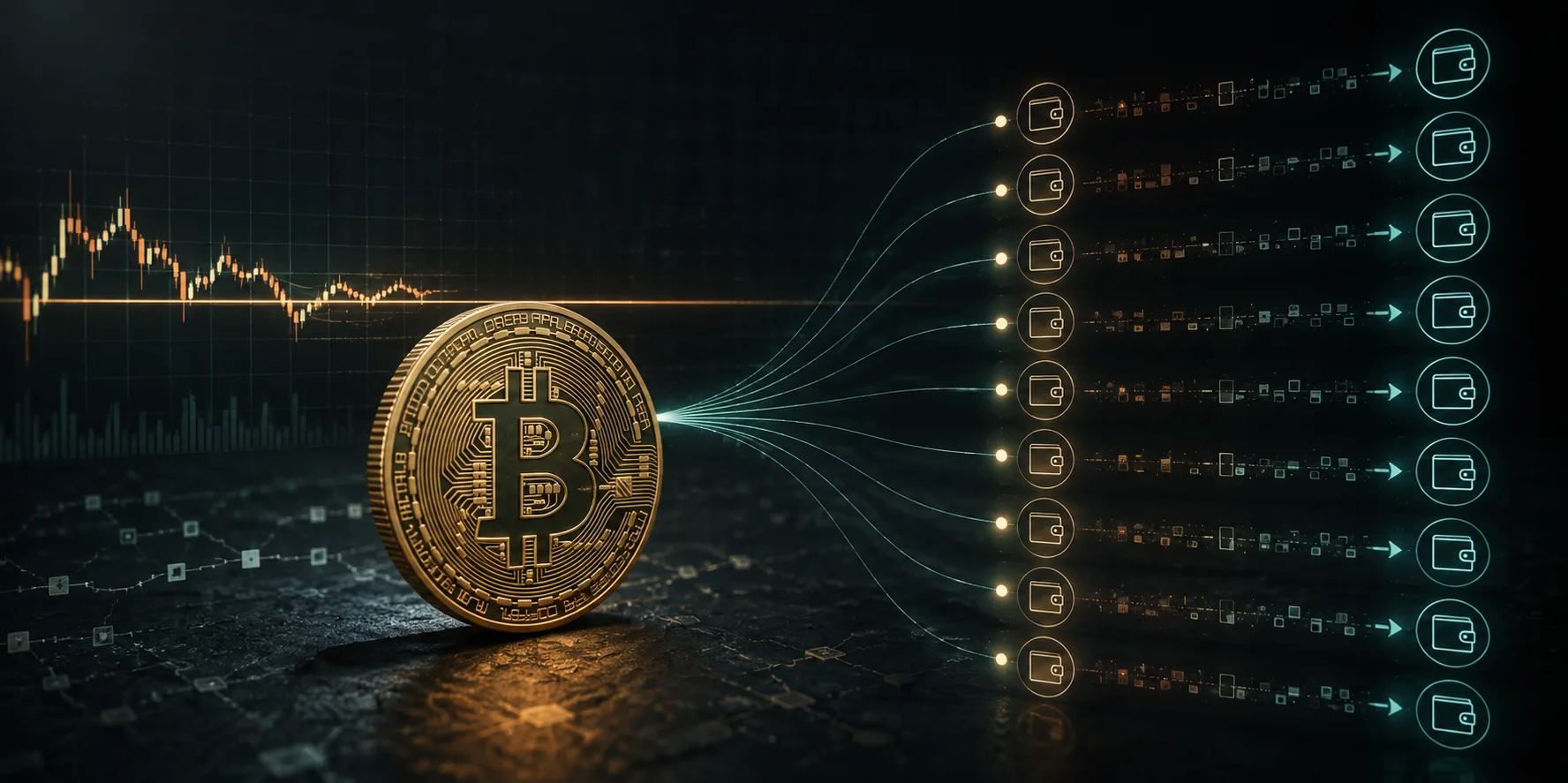 Bitcoin near a stable market line as dormant wallet outputs move to newer addresses