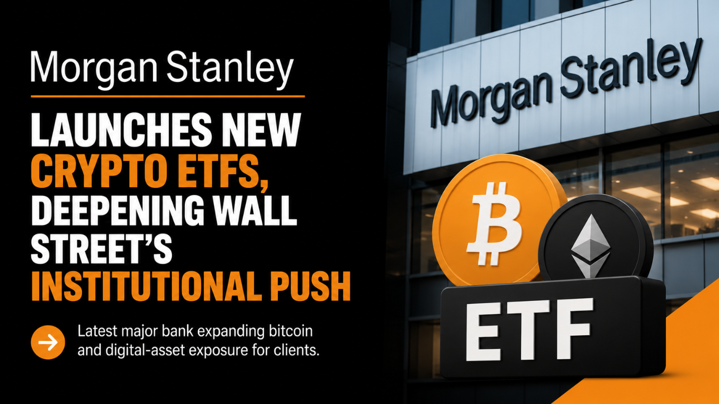 Morgan Stanley crypto ETFs — hero image