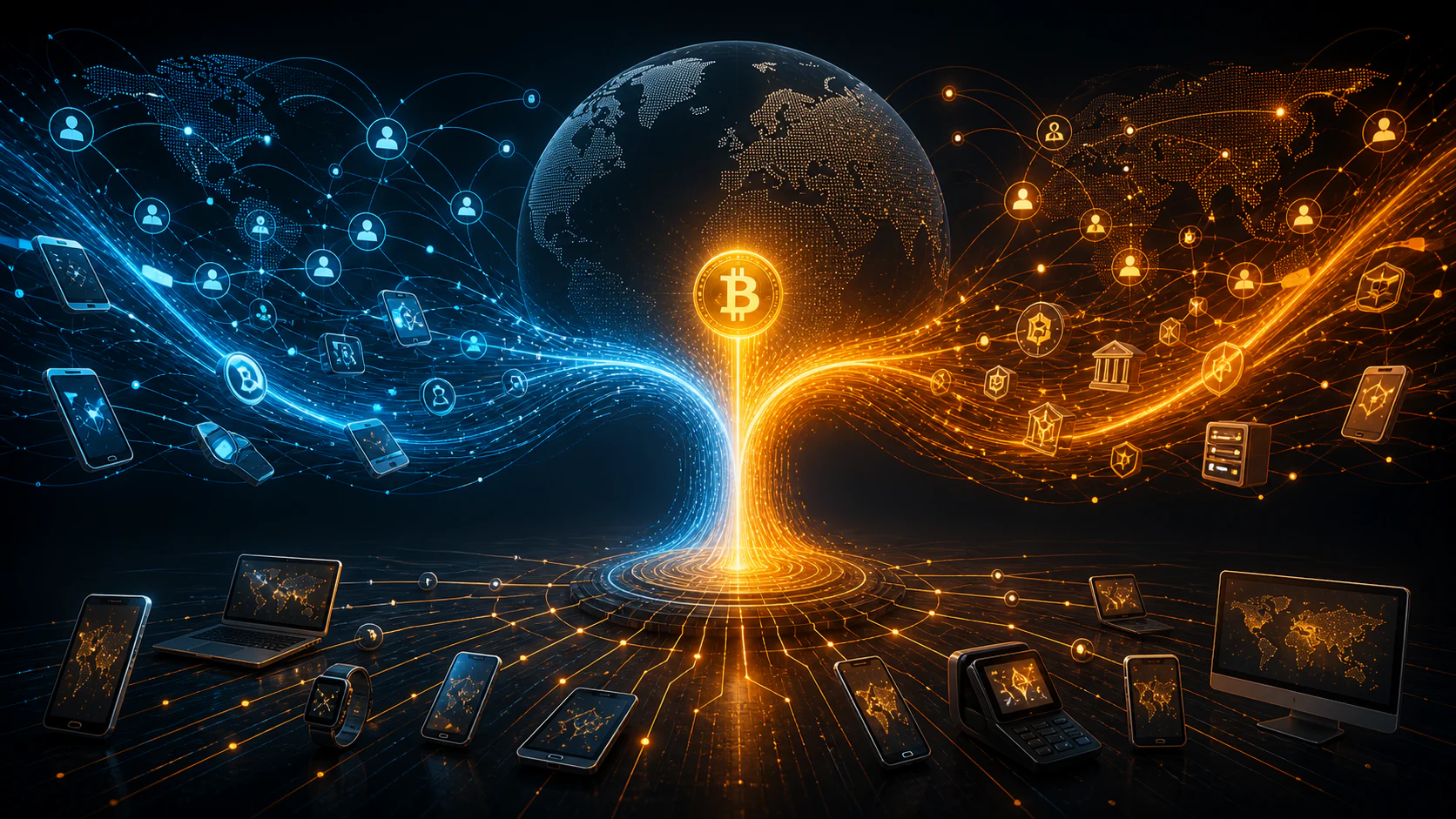 Global payment networks converge around stablecoin and Bitcoin rails